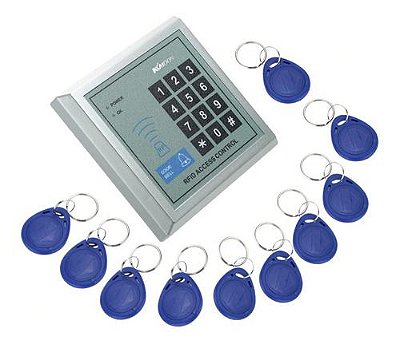 Controle de Acesso RFID 125Khz com 10 Tags