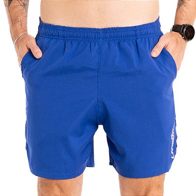 Bermuda de Tactel Onnze Sports Secagem Rápida para Corrida Azul Royal