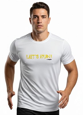 Camiseta de Corrida Onnze Sports Manga Raglan Let's Run Tradicional