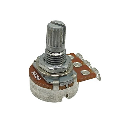 Potenciômetro Tone p/ Guitarra e Baixo B500K Eixo Curto