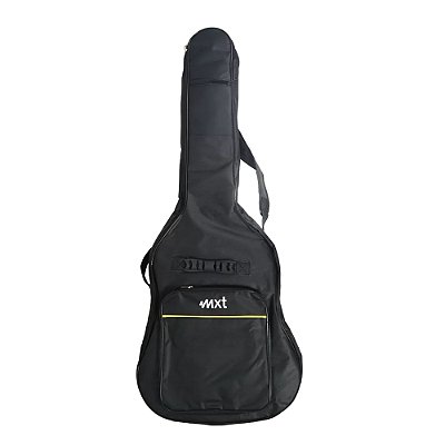 Capa tipo Luxo para Violão Aço Nylon Folk Acolchoada Com proteções e Alças Reforçadas