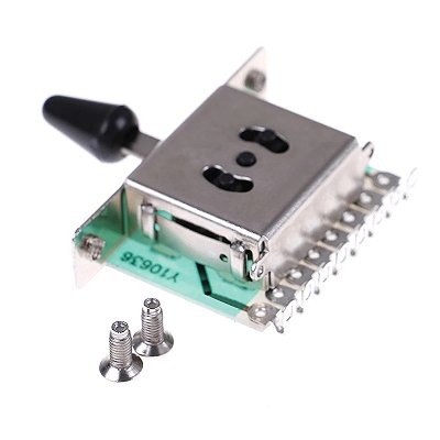 Chave Seletora Guitarra Strato 5 Posições Knob Preto