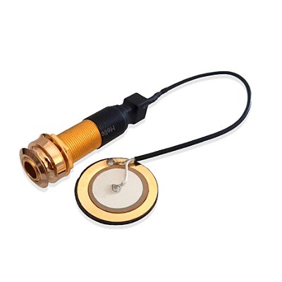 Captador De Contato Cavaco Cavaquinho Banjo Ukulele Jack Dourado