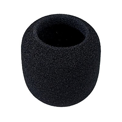 Espuma para Microfone Padrão Tradicional Preto