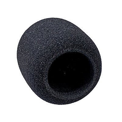 Espuma para Microfone Padrão Tradicional Preto