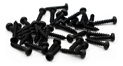Parafusos para Fixação de Tarraxa Violão Preto Kit com 8pçs