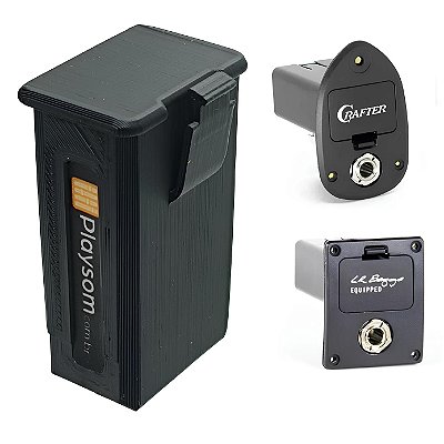 Tampa Da Bateria Violão Crafter Captador Lrbagss Lr Bagss