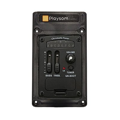 Moldura + Equalizador UK300T p/ Shadow LC-2 LC-3 LC-4 LC5 P-4 P-7