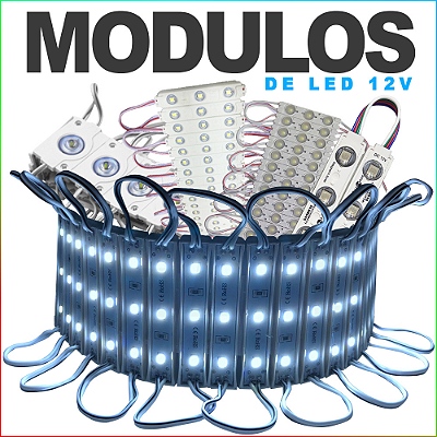 Modulos de 3 Led a prova d'água