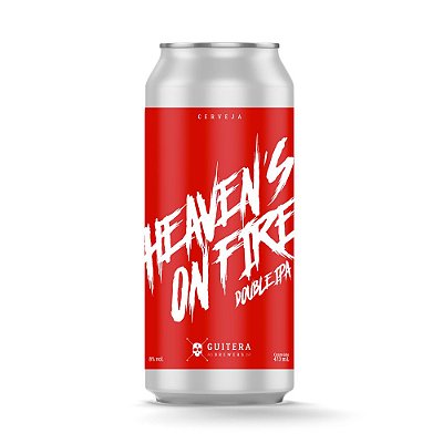 Heaven's On Fire - Double IPA - 473 ml - Guitera Brewers