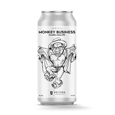 Monkey Business - Double Juicy IPA - 473 ml - Guitera Brewers