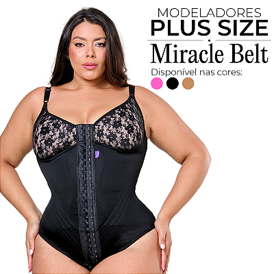Cinta Modeladora Feminina Body Pré Moldado Plus Size