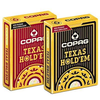 Baralho Copag Texas Hold'em Profissional 54 Cartas Plástico