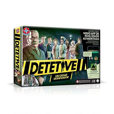 Jogo de Tabuleiro Detetive Com Aplicativo Estrela