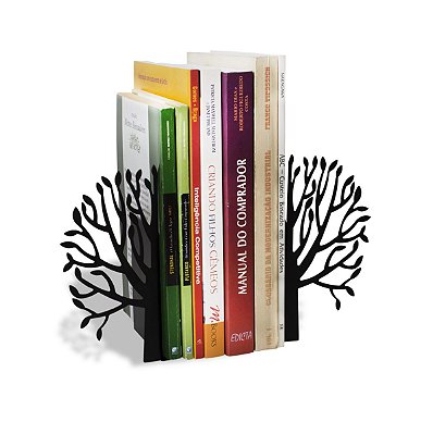 Aparador de Livros Suporte Bibliocanto Árvores em Aço