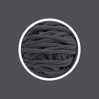 OUTLET 15% DESCONTO - FIOS KIKI - Fio 18 - EXTRAFINO - CINZA MESCLA ESCURO - 210 gr