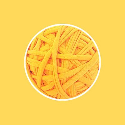 OUTLET 15% DESCONTO - FIOS KIKI - Fio 23 - AMARELO SORVETE DE MANGA - 450 gr