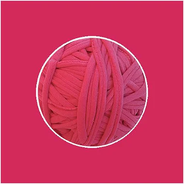 Fio de Malha Premium 23mm - ROSA CHOQUE - 350gr - aprox. 100 metros