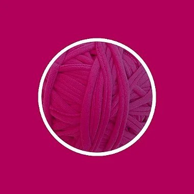 Fio de Malha Premium 23mm Antipilling - PINK MAGENTA - 350gr - aprox. 100 metros