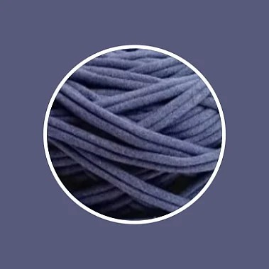 Fio de Malha Premium 33mm Antipilling - AZUL JEANS STONADO - 350gr - aprox. 70 metros