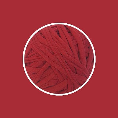 Fio de Malha Premium 33mm Antipilling - VERMELHO ESCURO - 500gr - aprox 110 metros