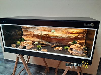 Terrário Completo Para Leopard-Gecko, 120x50x50cm