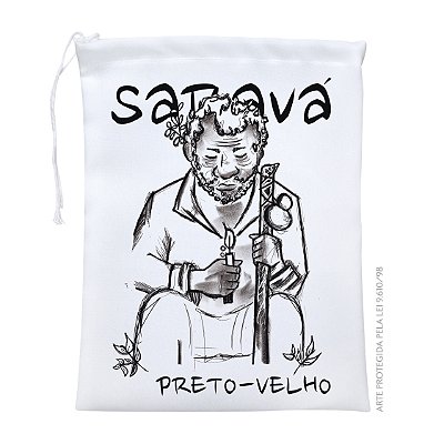 Saquinho Saravá Preto-Velho