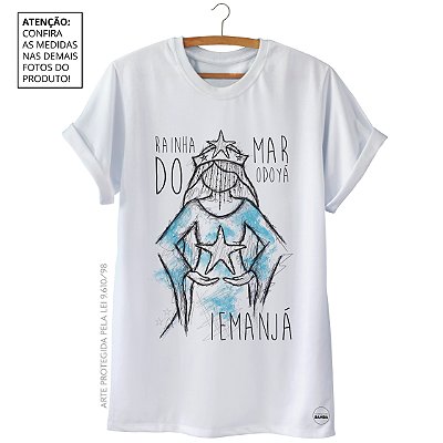 Camiseta Iemanjá - Rainha do Mar