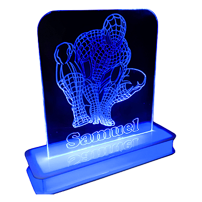 Luminária Led Homem Aranha