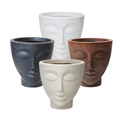Vaso Face Mulher Feminino 17 Decorativo Para Escritório - Nutriplan