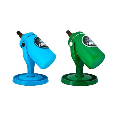 Porta Cerveja Cervegela Térmico Azul e Verde