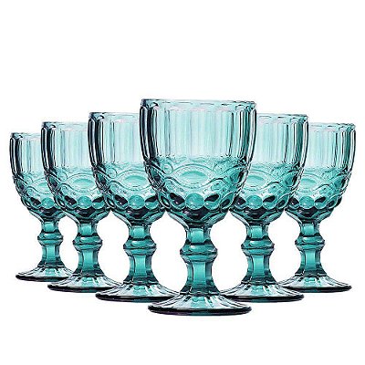 Jogo de Taças Água Elegance Tiffany 270ml Class Home