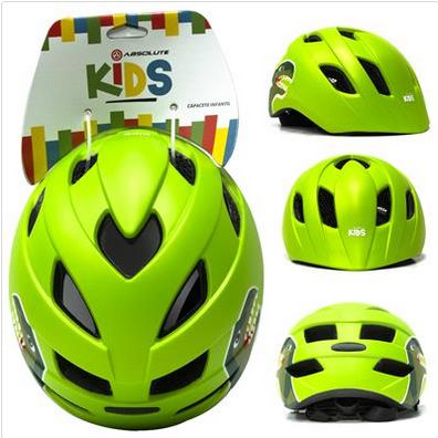 CAPACETE ABSOLUTE KIDS ROLL VDE DINO, M/