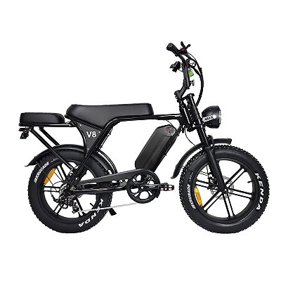 Bicicleta Elétrica Fat Bike V8 1000w