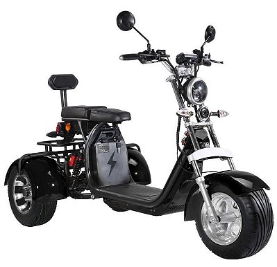 TRICICLO ELÉTRICO 2000W BATERIA REMOVÍVEL DE 60V 20AH