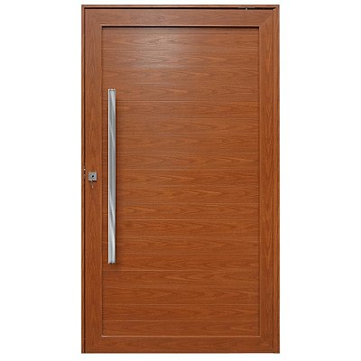Porta Lambril Fechada Pivotante - Alumínio Madeirado