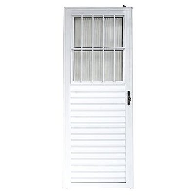 Porta Social - Alumínio Branco