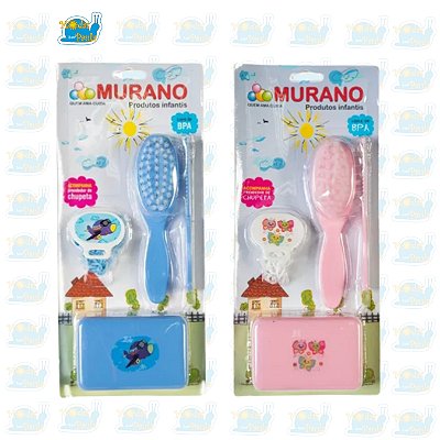 Kit Banho E Higiene Infantil - 4 Peças