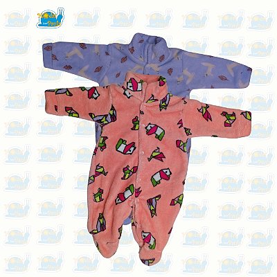 Kit com 2 Macacões Inverno - Feminino