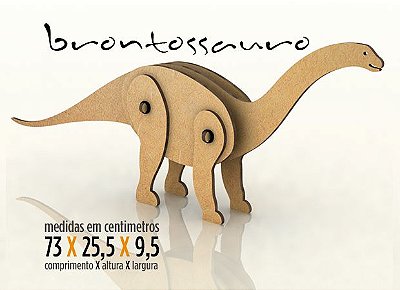 Animaldeiras Dino Brontossauro sem Adesivo