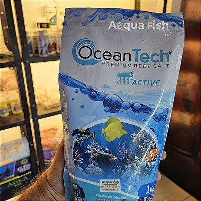 Sal Marinho Para Aquários Ocean Tech Reef Active 1kg