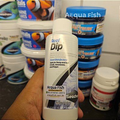 Desinfetante P/ Coral Anêmona Pólipo Seachem Reef Dip 250ml
