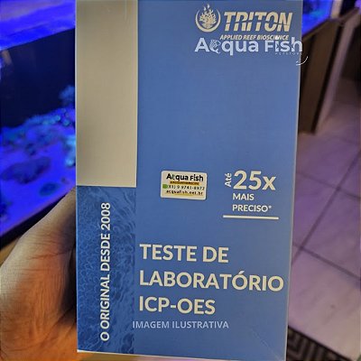 Teste Triton Análise Aquário Laboratório ICP-OES 35 Elementos