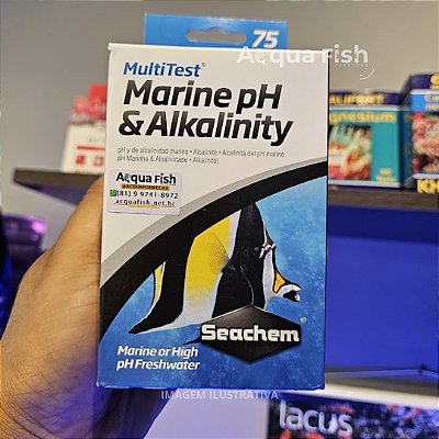 Teste de PH e Alcalinidade Seachem Multitest Ph & Alkalinity