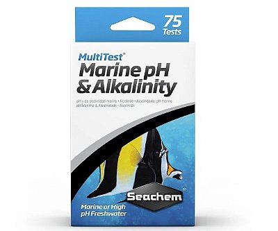 Teste de PH e Alcalinidade Seachem Multitest Ph & Alkalinity