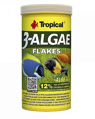 Ração Tropical 3-Algae Flakes