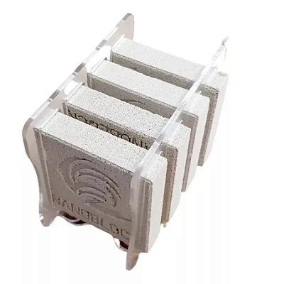 Suporte Acrílico Para Mídia Nano Block - 4 Cavidades