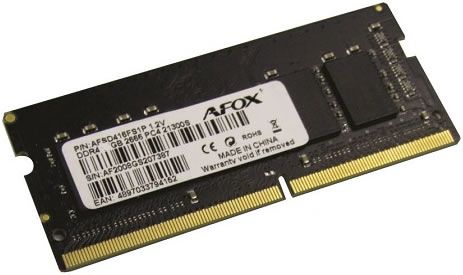 MEMÓRIA NOTEBOOK 8GB 2666MHZ DDR4 AFOX