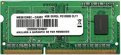 MEMÓRIA NOTEBOOK 4GB 1600MHZ DDR3L OEM