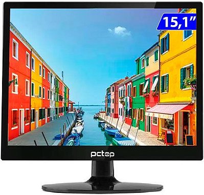 MONITOR PCTOP 15.1" LED HDMI/VGA PC1510